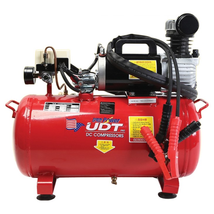 UDT 차량용 DC12V 에어컴프레셔 공기압축기 에어건 25L DC022512V, 1개