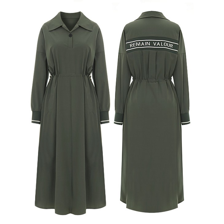 페이지플린 백레터링스트링카라원피스 P4COP021B