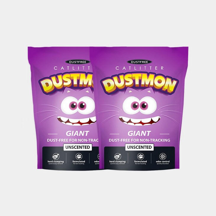 더스트몬 응고형 고양이 모래 벤토나이트 자이언트