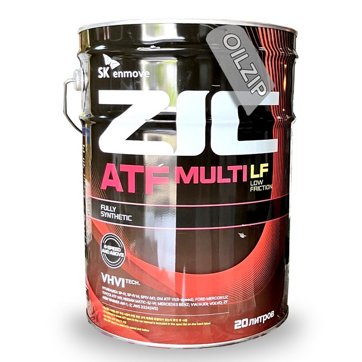 지크 ATF 멀티 LF 20리터 100 합성자동미션오일, 1개, 지크 ATF 멀티 LF 20리터 지크 ATF 멀티 LF 20리터 100 합성자동미션오일, 1개, 지크 ATF 멀티 LF 20리터