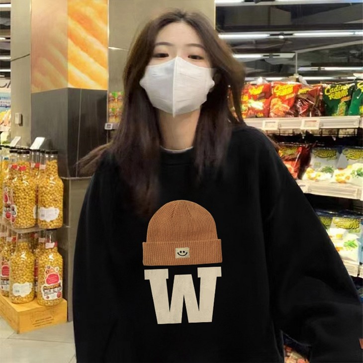 블랑루즈 마일 포인트 기본핏 맨투맨