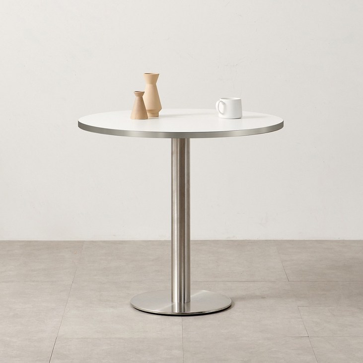 소담갤러리 다나에 테이블 식탁 카페 거실 800, 상판:원형 - 쇼핑앤샵