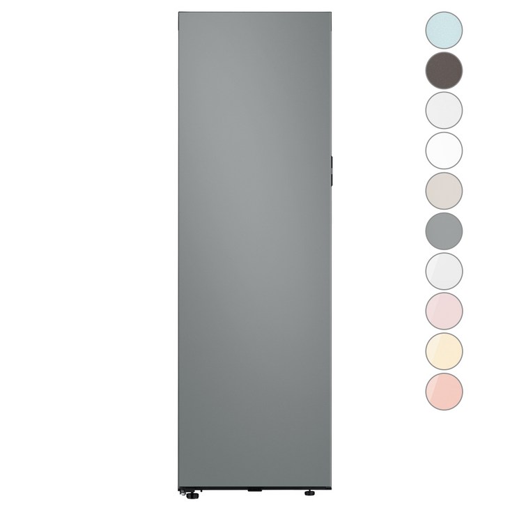 색상선택형 삼성전자 비스포크 스탠드형 김치플러스 1도어 키친핏 냉장고 좌개폐 348L 방문설치