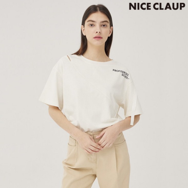 나이스크랍 나이스클랍 테이프 티셔츠 N222PWT423