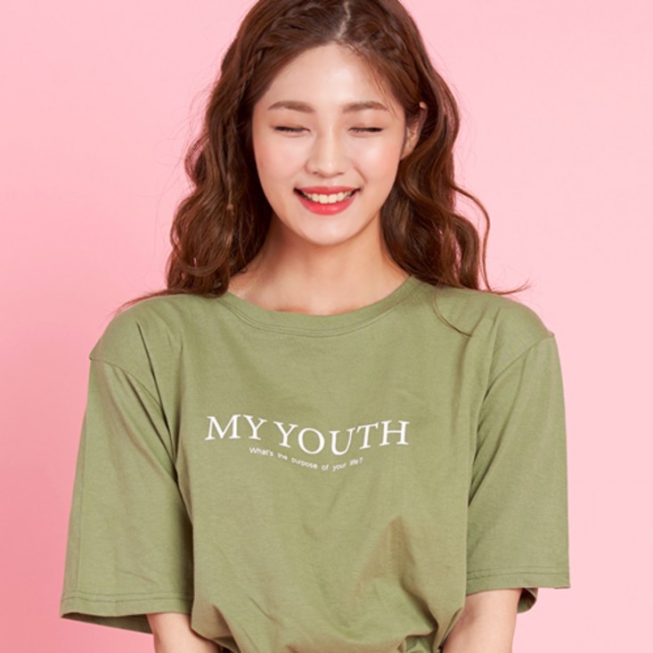 반에이크오 여성용 YOUTH 반팔 티셔츠