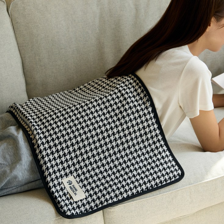 한일의료기 온열 찜질기 블랙 레귤러 HP3560B, 레귤러60 x 35 cm