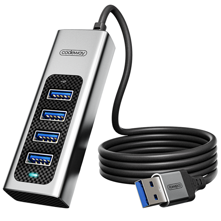 코드웨이 USB 3.0 타입 노트북 멀티허브 4포트 1.4m