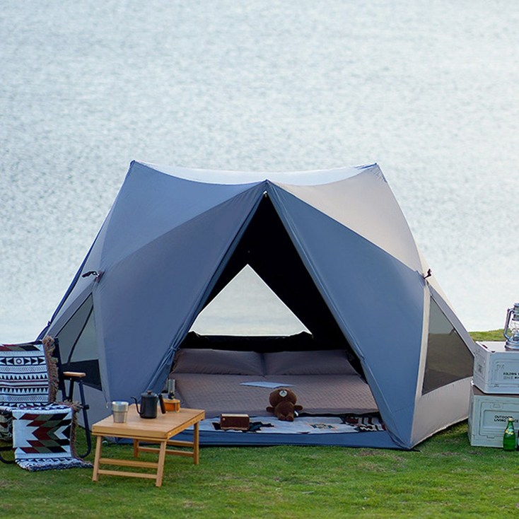 엠티링크 3세대 원터치 텐트 그늘막 대형 34인용 56인용 캠핑 자동 오토 접이식 방수 쉘터 피크닉