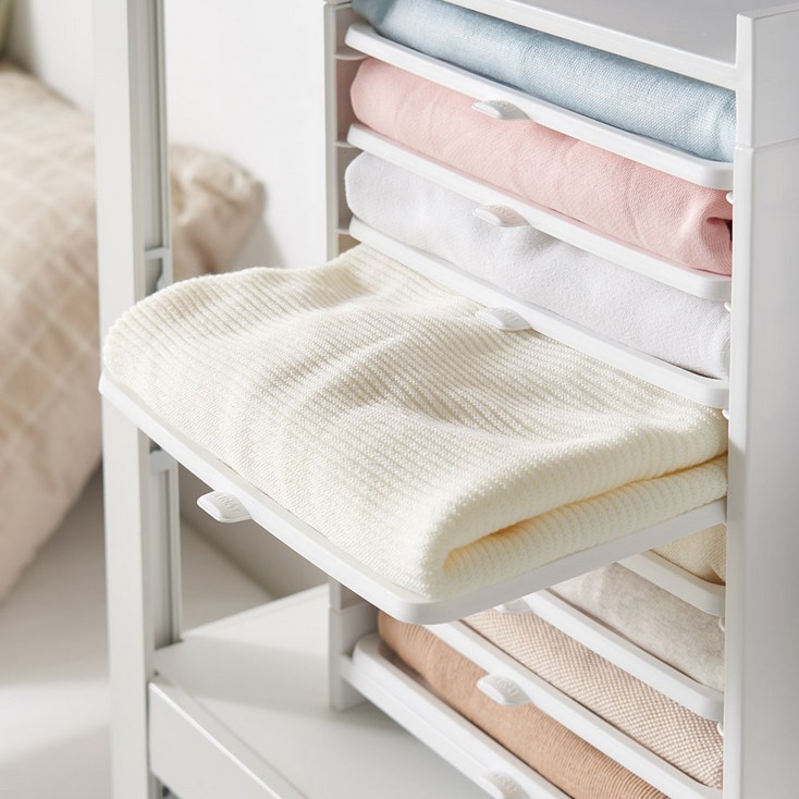 옷 수납 정리 트레이 드레스룸 정리함 소, 1개, 옷정리함 중