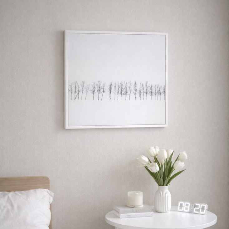 도르리 배전함 가리개 배전반 개업선물 재물운 액자 두꺼비집 가리개, 숲 수묵화