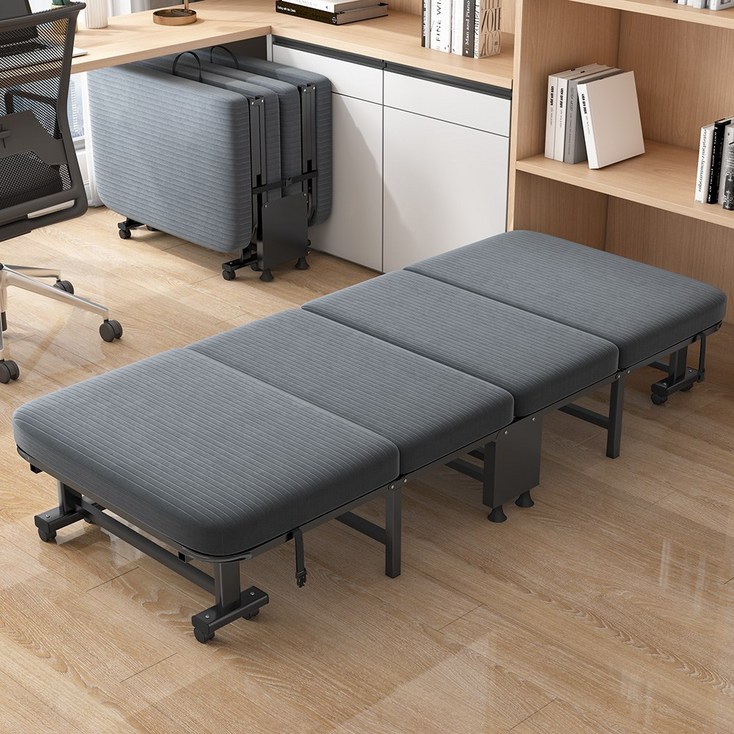 키루에 접이식침대 1인 폴딩 간이 침대 사무실 낮잠용 접침상 침대, 기본형