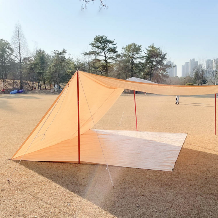 스케일온프 감성캠핑 텐트 전용 그라운드시트 방수포 - 투데이밈