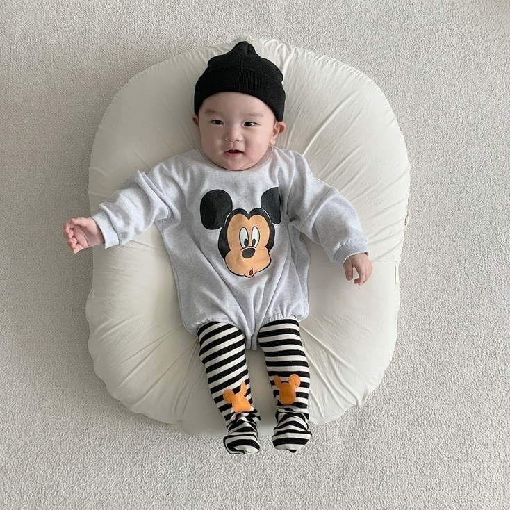 디즈니 미키마우스 도날드 슈트 레깅스 세트 아기 베이비 미니마우스 데이지