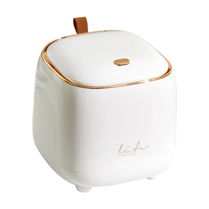 원터치 미니 휴지통 책상 화장대 테이블 쓰레기통