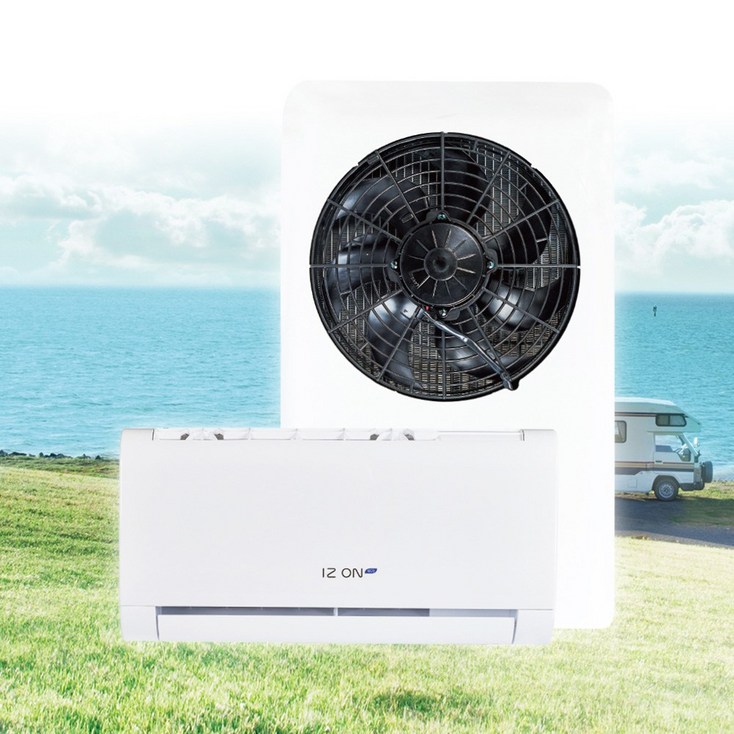 무시동,12V, 캠핑카,카라반 차량용벽걸이에어컨 아이즈온에코, A타입