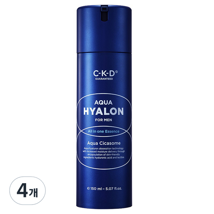 씨케이디 포맨 아쿠아 히알론 올인원 에센스, 150ml, 4개
