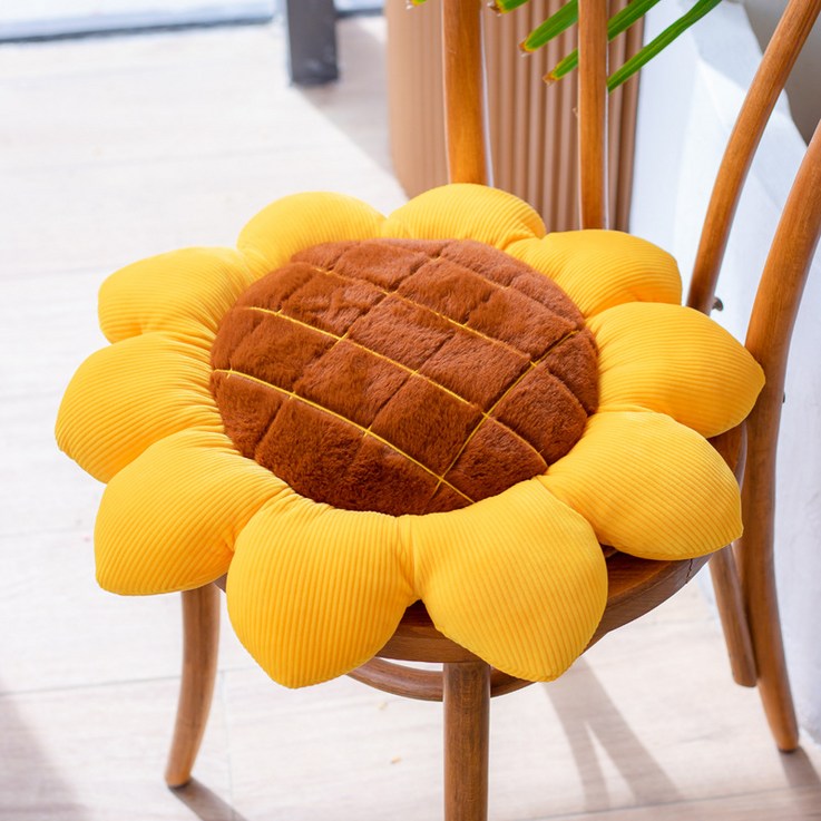 꽃방석 책상의자방석 동그란 큰 원형의자 방석 20230327