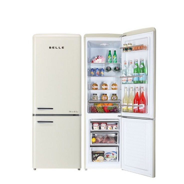 Belle 하이마트 설치 레트로 냉장고 250L, 색상선택형 20230510