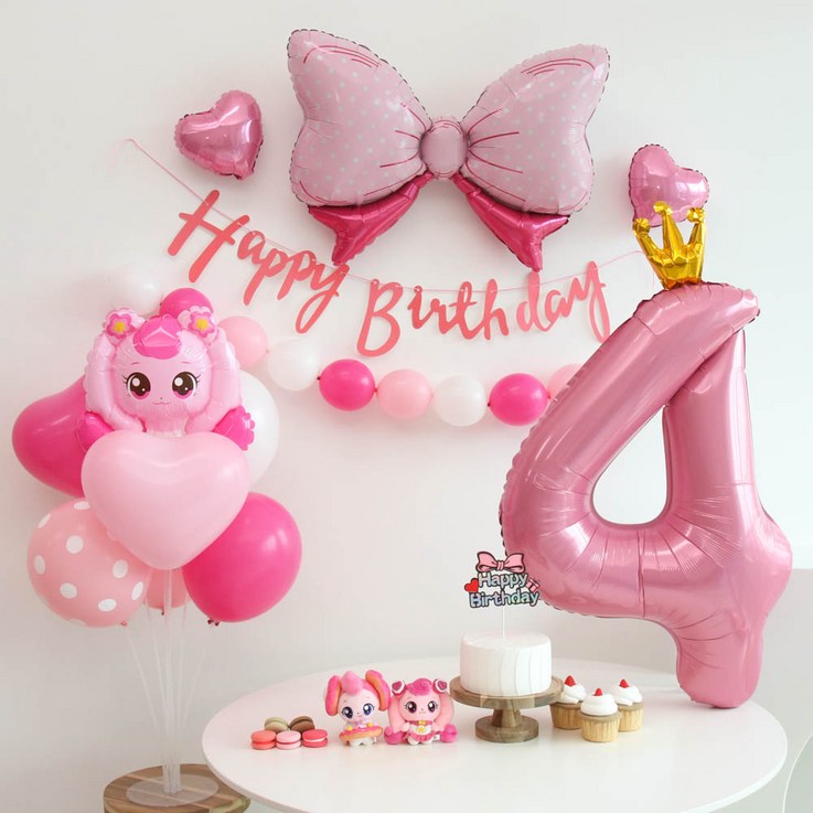 이벤트홀릭캐치티니핑 하츄핑 풍선 생일파티세트