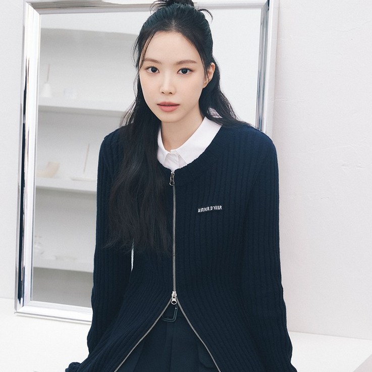 JJ지고트    칼라 커프스 디테일 가디건 GNAA1CDR2