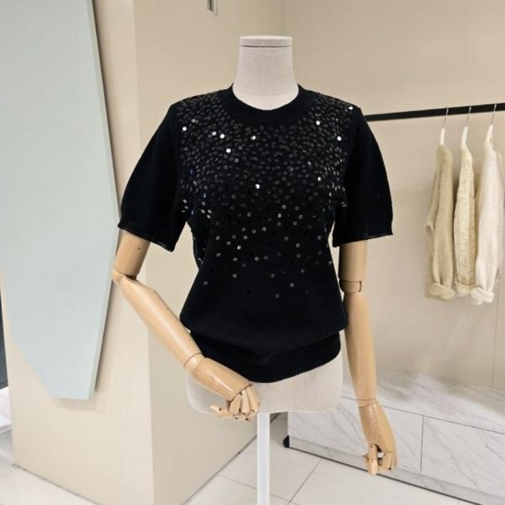 데스틸 D2523SW1499비즈장식 라운드 니트DK867472