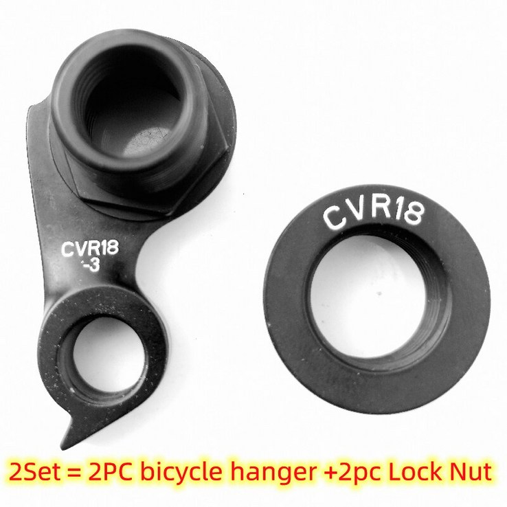 Cervelo Cvr183 DrhWmn112 디스크로드 프레임 C3 C5 R3 R5 디스크 M12X1.75Mm 스루 액슬 드롭 아웃 용 2Pcs 자전거 뒷 변속기 걸이