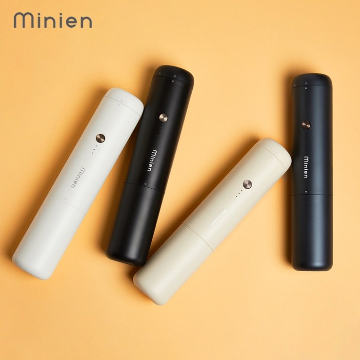 미니엔 M1 Pro 휴대용 무선 미니 핸디 차량용 청소기 BLDC 저소음 초강력 모터 채용 자동차 세차용 에어건, 블랙