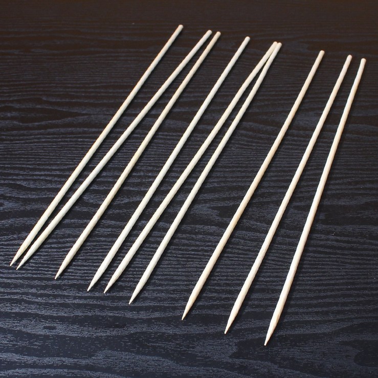 대나무꼬지 탕후루꼬지 어묵오뎅꼬치 과일산적꼬치 5.0mm x 40cm 3,000개, 1개, 상세 설명 참조, 3000개