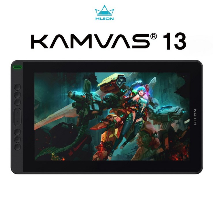 휴이온 KAMVAS13블랙 FHD 13인치 액정타블렛, 블랙