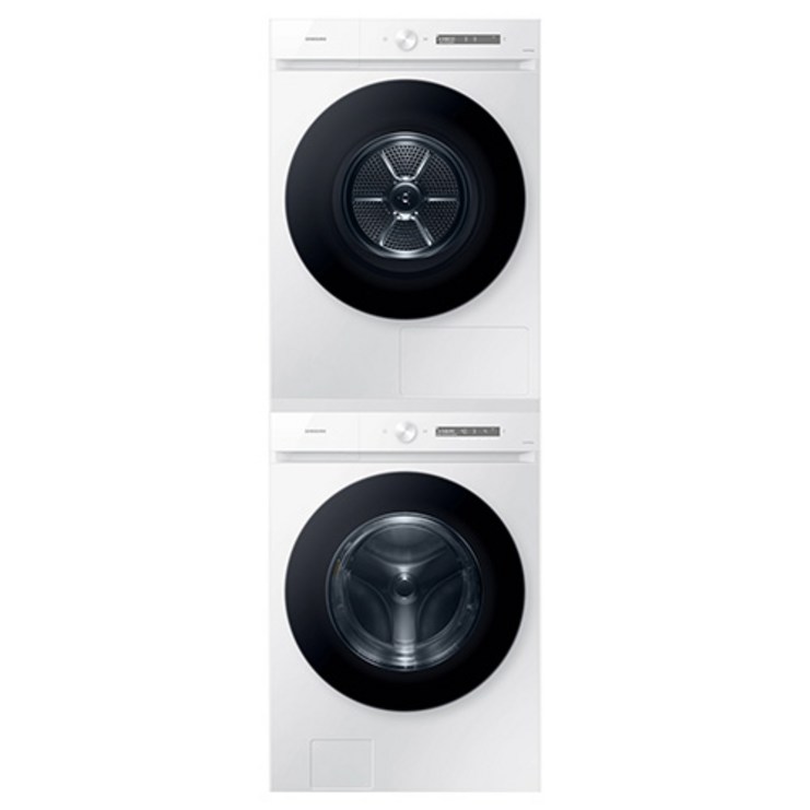 삼성전자 비스포크 그랑데 AI 직렬설치 세탁기 건조기 피키지 세트 WF24CB8650BW7N 24kg 17kg 직렬설치키트 방문설치