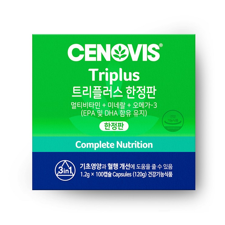 세노비스 트리플러스 멀티비타민미네랄 오메가3 세노비스 트리플러스 멀티비타민미네랄 오메가3