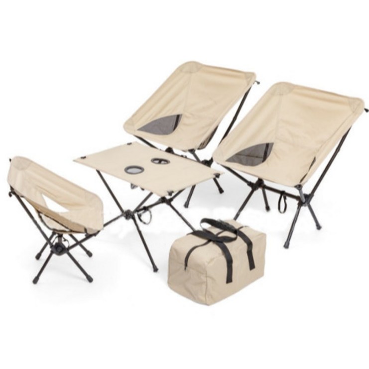 팝코스 초경량 캠핑 피크닉 테이블 의자 5종세트