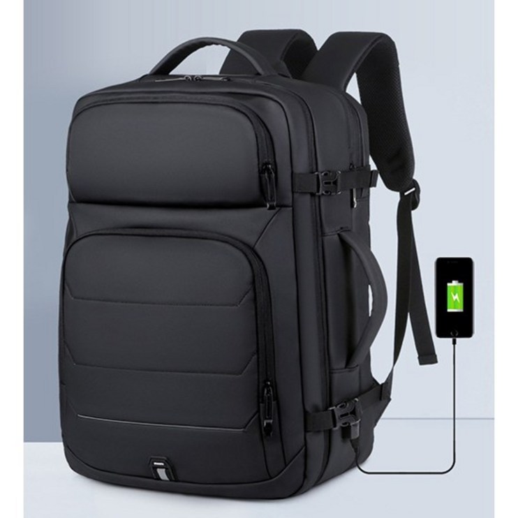 [댄디몰] 남자 대용량 여행용 백팩 확장형 비지니스 가방 C-2201K