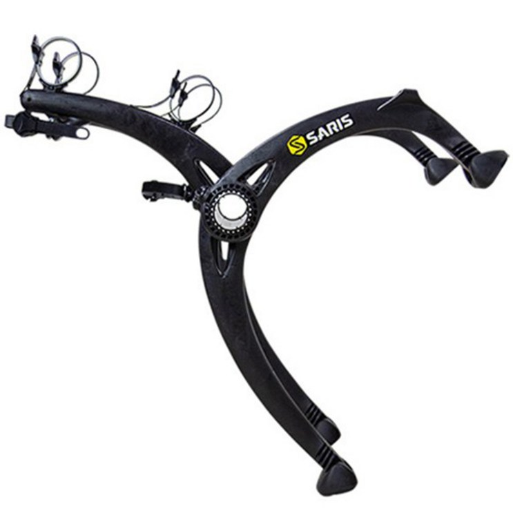 사리스 차량용 자전거 캐리어 BONES EX 2BIKE  번호판 세트, 블랙, 1세트