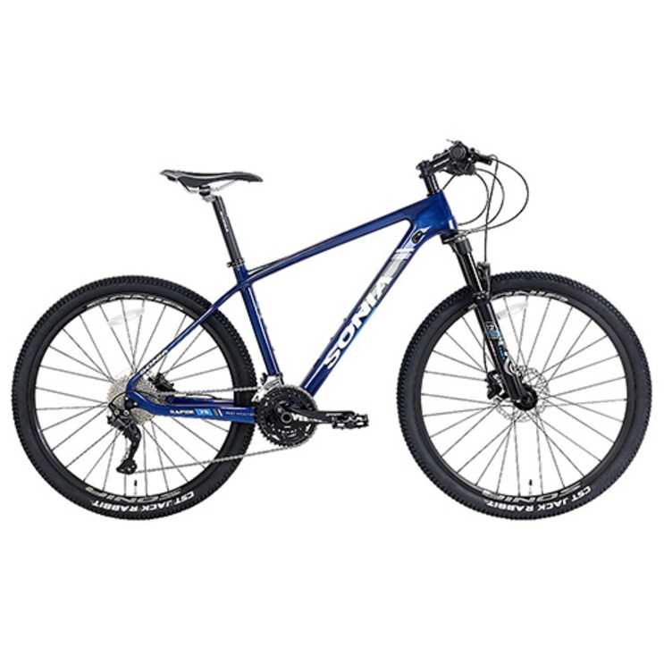소니아 라피드79 MTB 자전거 카본 시마노데오레 30단 완조립, 1개