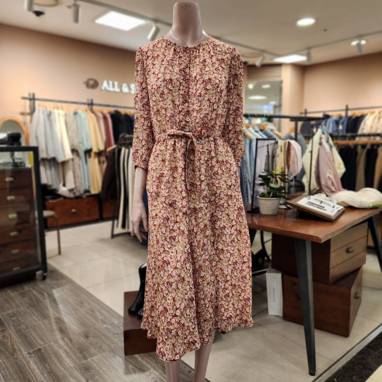 BCBG 올앤선드리  A로미PRINT OP 원피스  A4M3O679    25   DRED