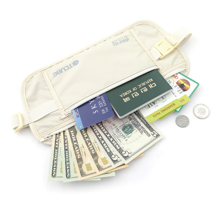여행용 RFID 개인정보 해킹방지 & 소매치기방지 안전복대 - 쇼핑뉴스