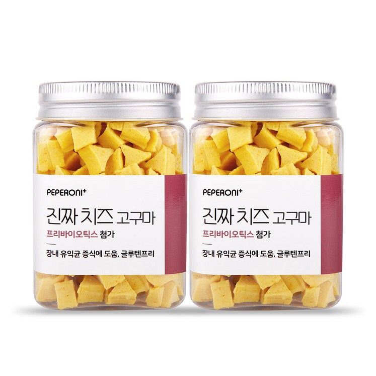 페페로니 애견용 져키, 치즈 고구마 혼합맛, 180g, 2개 페페로니 애견용 져키, 치즈 고구마 혼합맛, 180g, 2개