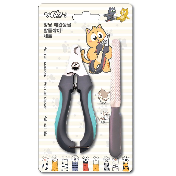 멍냥 반려동물 발톱깎이 세트 S 멍냥 반려동물 발톱깎이 세트 S