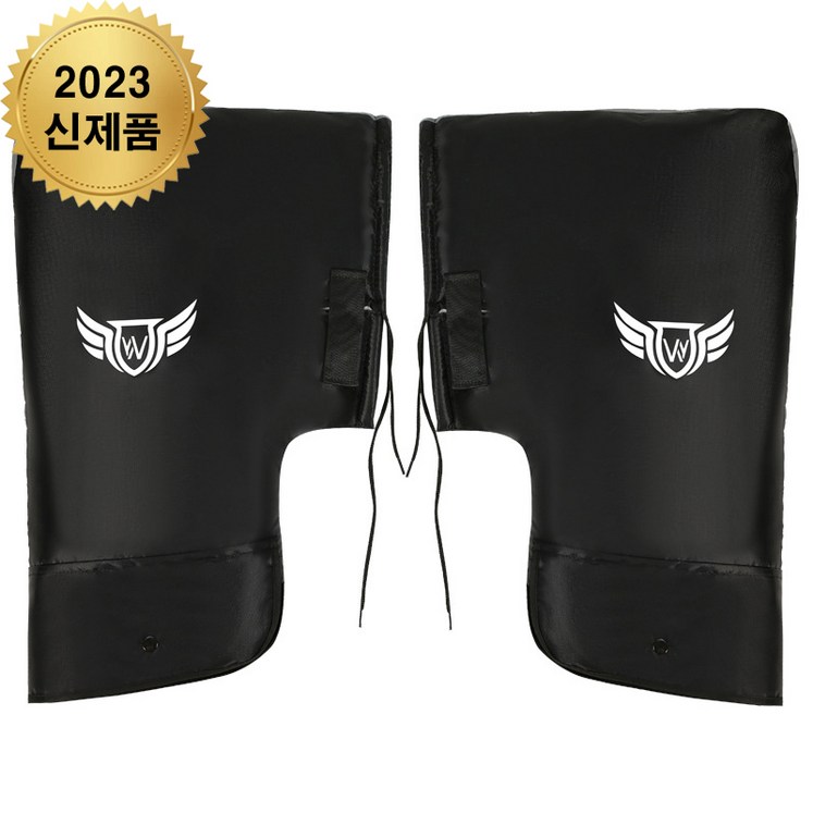 동영상사 오토바이 바이크 핸드워머 토시 장갑, 검정, 1개