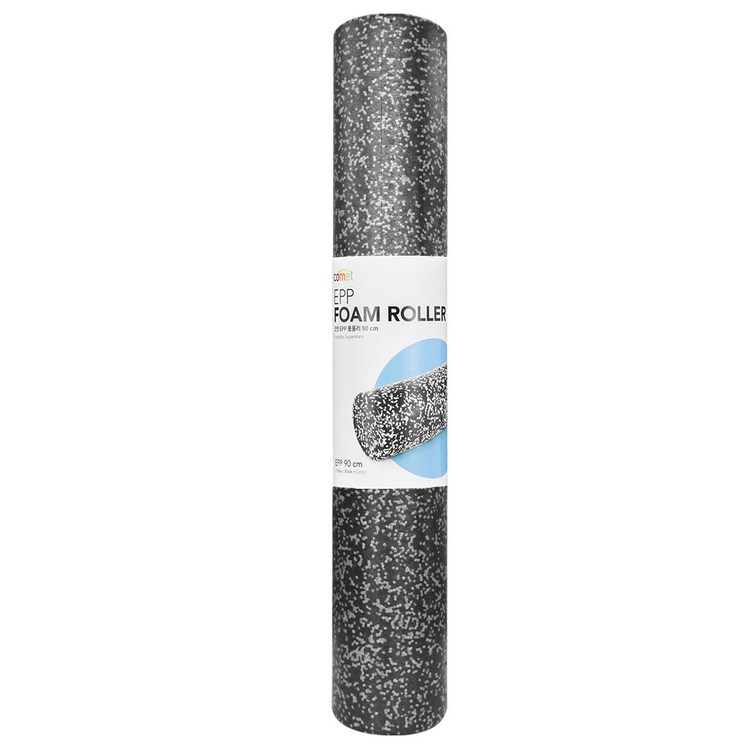 코멧 EPP 폼롤러, 블랙 화이트 90cm 코멧 EPP 폼롤러, 블랙 화이트 90cm