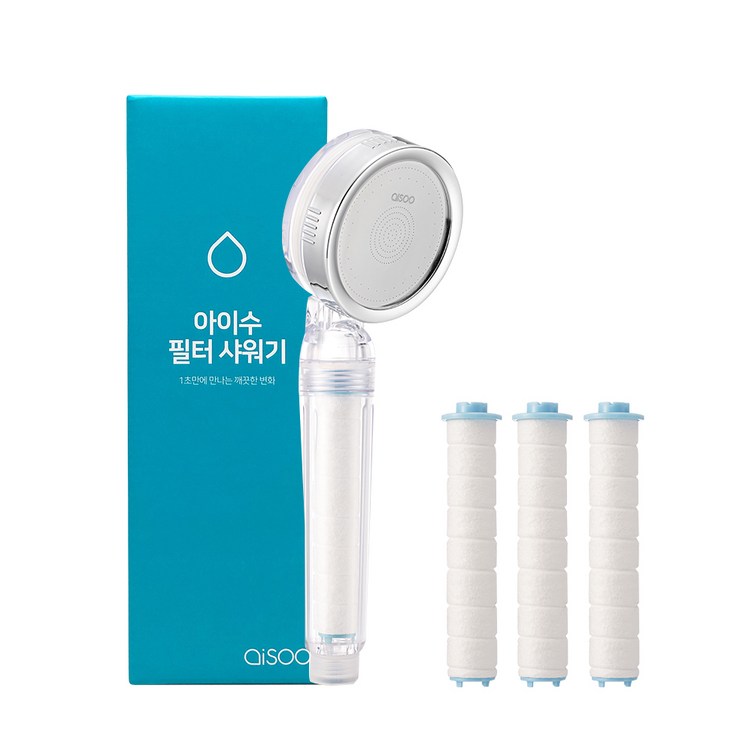 아이수 필터샤워기  리필필터 3p, 1세트, 단일색상