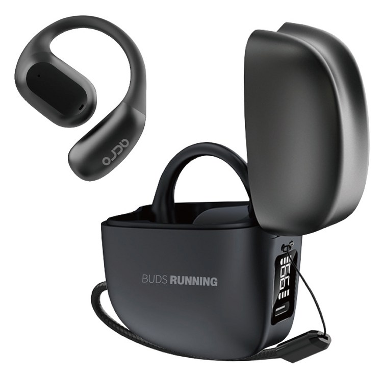아크로 버즈러닝 블루투스 무선 이어폰, ACRO G9, 블랙