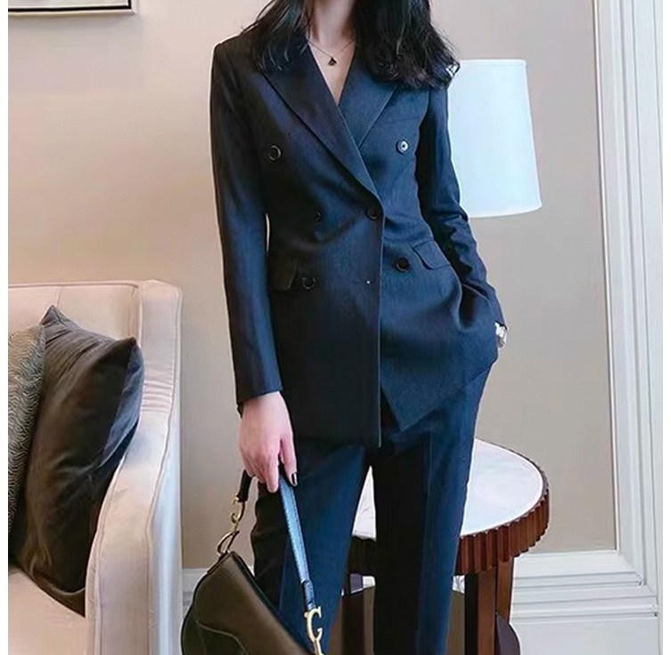 페이퍼먼츠 로얄 더블 카라 자켓  슬랙스 세트 23059