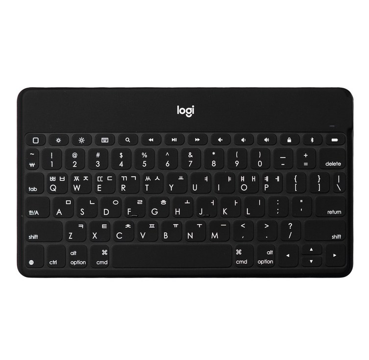 로지텍코리아 KEYS TO GO 애플 호환 블루투스 무선 텐키리스 키보드 로지텍코리아 KEYS TO GO 애플 호환 블루투스 무선 텐키리스 키보드