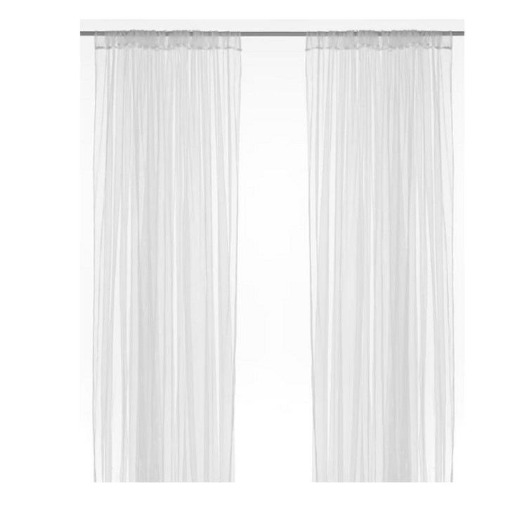이케아 릴 쉬폰커튼 속커튼 280x250cm 2장 이케아 릴 쉬폰커튼 속커튼 280x250cm 2장