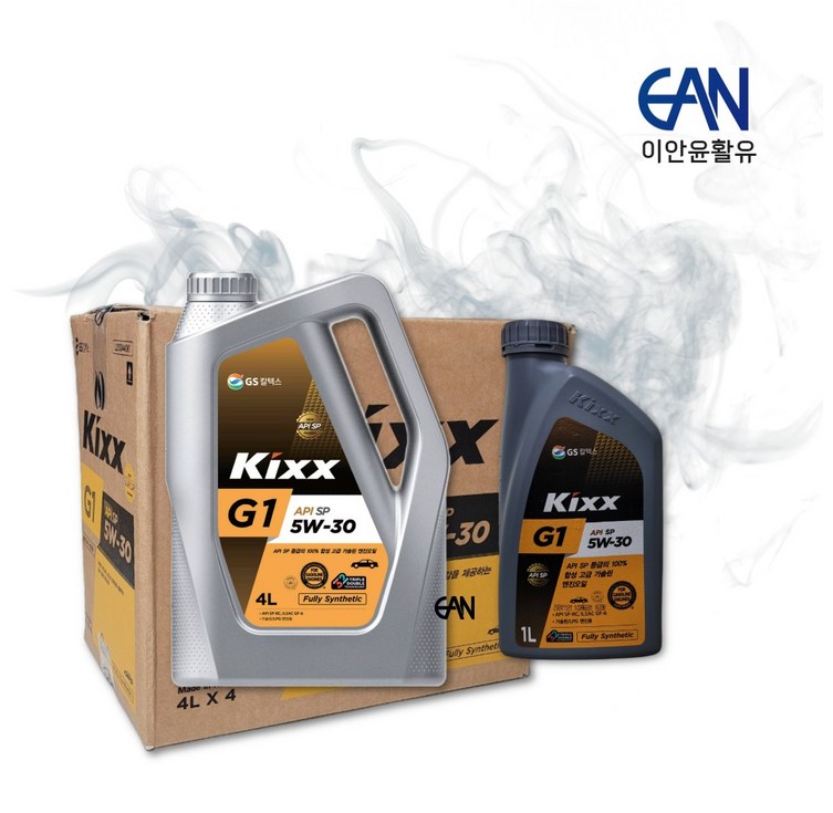KIXX G1 5W30 SP 4L 1개 1L 가솔린 엔진오일