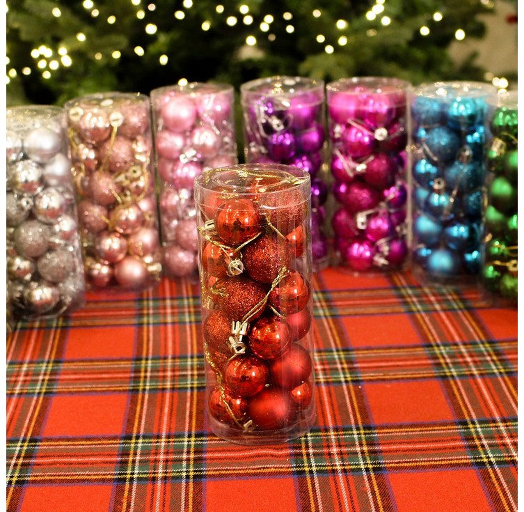 왓위셀 스파클링 트리 오너먼트세트 24p, 1세트, 실버