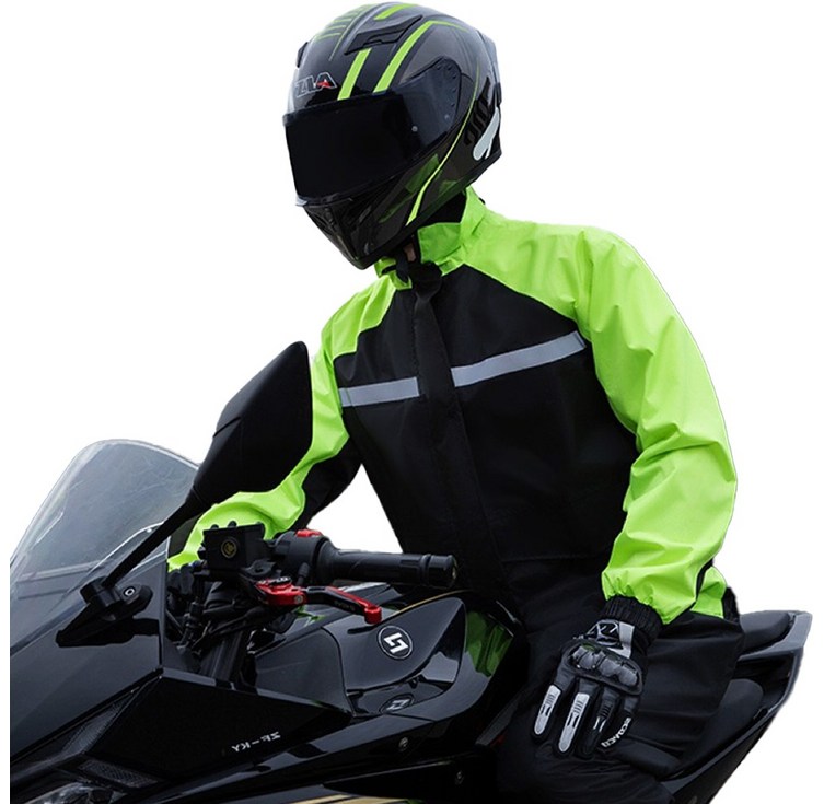 노스바이크 프리미엄 오토바이 우비 상하의 세트 초강력방수 배달우비