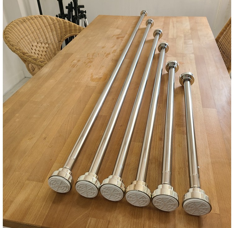 스텐레스 압축봉 튼튼한 샤워커튼봉 무타공, 1개